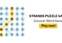 What happens if I make a mistake in Strands Game?