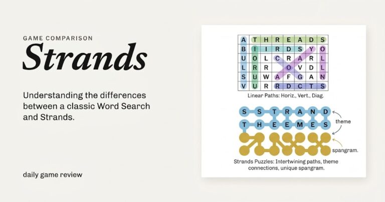 word search vs strands game